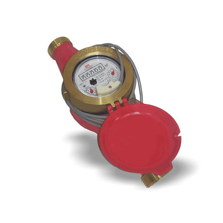 Счетчик г/в имп МВСТ Ду40 120С L300 100л/имп б/к Водомер VM-1044-040-11B-54