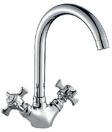 смеситель кухня ROSSINKA с высоким изливом 260мм  Z02-71