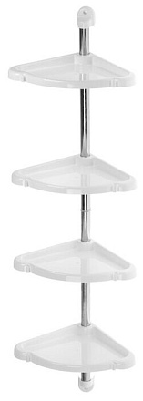 этажерка угловая BEROSSI Элансия 12901 снежно-белая