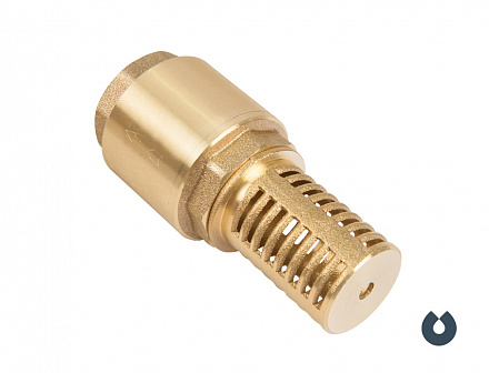 Клапан обратный UNIPUMP с сеткой (3 4 , сетка - латунь, толкатель - латунь)