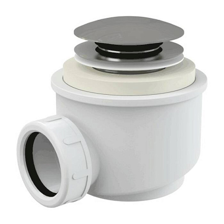 Сифон д/поддона h=72мм 1 1/2"x50/40 клик-клак Alca A465-50