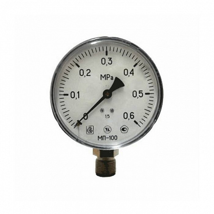 Манометр рад МП-100 0-1, 6МПаДк100 G1/2" ст ЗТП Минск