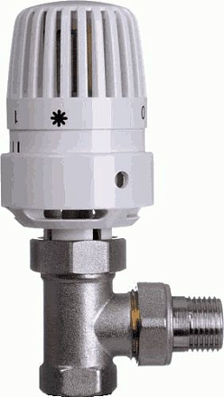 клапан угловой с термостатической головкой 1/2" TeRma (33966)
