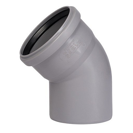 Отвод 110 х 45 ПП WaterMark /40 шт/