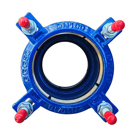 Муфта чуг соединит д/ПЭ ДРК-Е Ду80 (Дн90-90) Ру10/16 Benarmo 7021