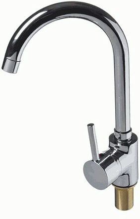 смеситель кухня Ex-Promt Kitchen картридж д.40мм, высокий излив Ex125.4-11латунь (без подводки)