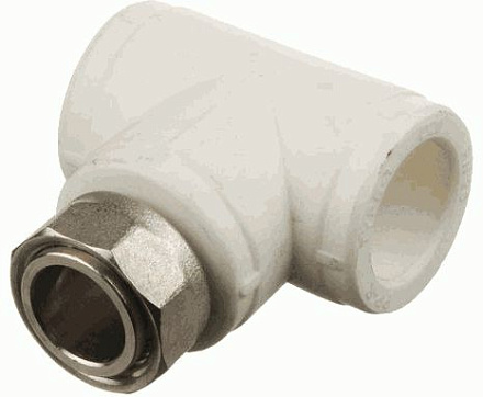 тройник PPRC с накидной гайкой 20*3/4" PRO AQUA
