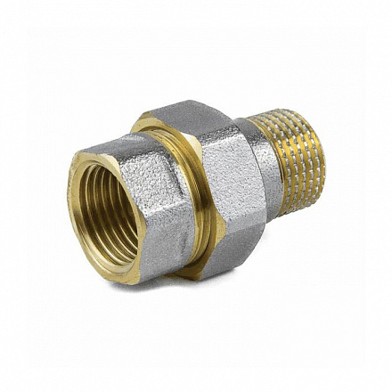 Соединитель лат американка Ду50 м/р никель ГОСТ 32585 Aquasfera 9013-06