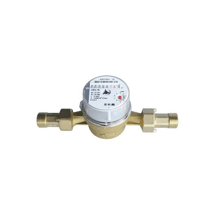 Счетчик г/в х/в СВУ-15 Ду15 90С L=110 в/к Метер