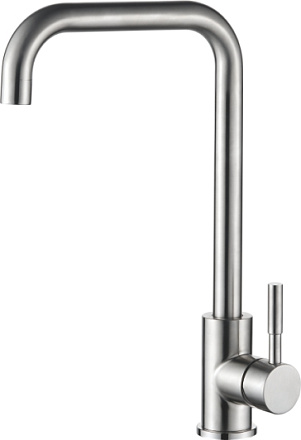 смеситель кухня LEDEME картридж д.35мм, нерж.сталь L74998A-4