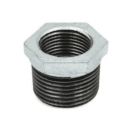 Футорка чуг оц Ду20х15 (3/4"х1/2") р/м Fittex PLUS