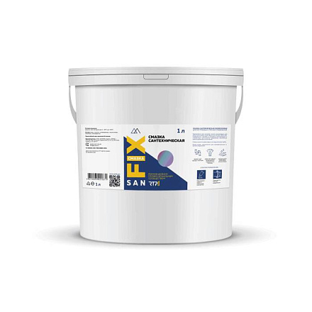 Смазка сантехническая 1л ведро SANFIX 41677