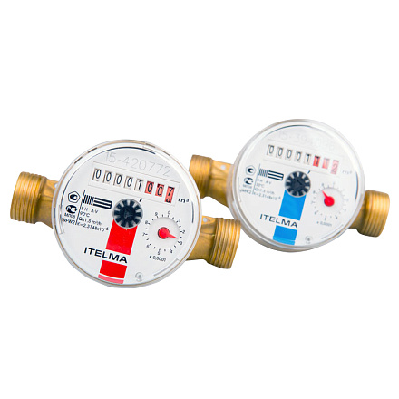 счетчик холодной воды (Ду=20мм, L=130мм) ITELMA