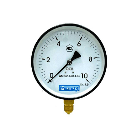 Манометр рад ДМ02-160 0-2, 5МПа(0-25кгс)Дк160 G1/2" Метер