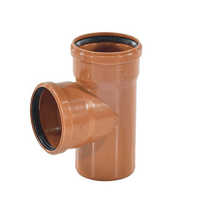 Тройник НПВХ кор б/н Дн160х110х87гр в/к Aquaviva AQVD10416R