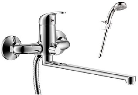 смеситель ванна ROSSINKA картридж д.35 мм, с плоским изливом 350мм Y35-32