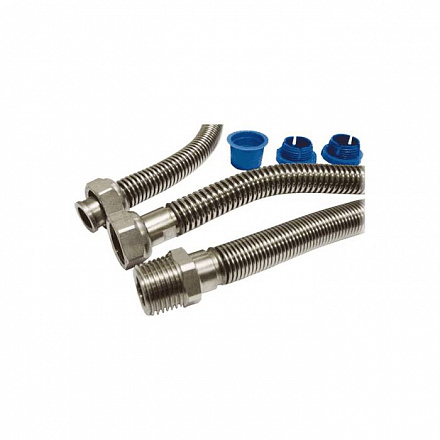 Подводка гибкая д/газа нерж Н3/4"-Н3/4" 1м сильф Tuboflex