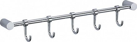 705  Планка VIKO с 5-ю крючками (латунь) Chrome