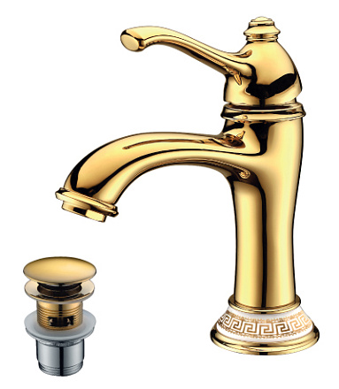 смеситель умывальник LEMARK Greek картридж 35мм монолитный излив LM5506GG