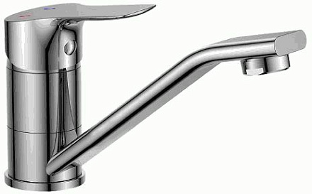 смеситель умывальник ROSSINKA картридж 35мм, с поворотным изливом , RS29-22