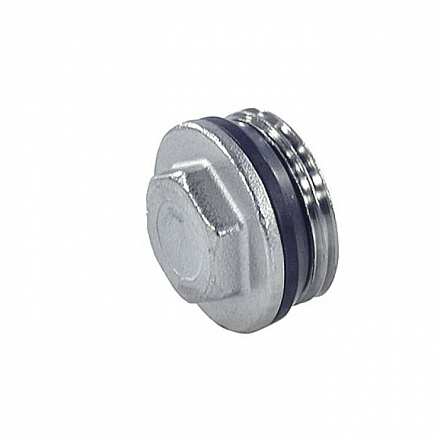 Пробка лат 1 1/4" н/р д/коллект с прокл Giacomini R592DX006