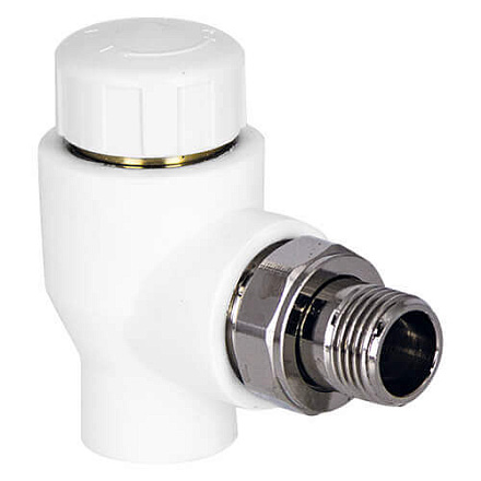 Термоклапан угловой с преднастройкой ТЕВО  25x3/4" (8/48)