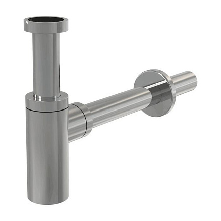 Сифон умыв бут б/вып 1 1/4"x32 пр/тр 32 лат хром DESIGN Alca A400