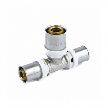 Тройник МП пресс лат Дн26х20х16 перех Aquasfera 8010-07