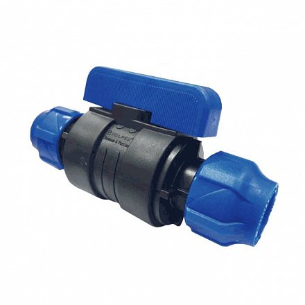 Кран шар компресс ПЭ Дн20х20 Ру16 VALFEX 121001232020