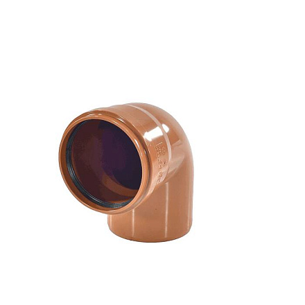 Отвод НПВХ кор б/н Дн160х87гр в/к Агригазполимер