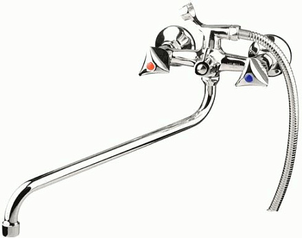 смеситель ванна MELODIA Dinatro/Динара длинный излив керамика MDV40141