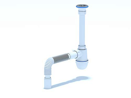 С1005 Сифон Ани 1-1/4" х 40 с г/тр. 40х40