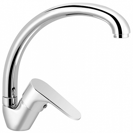 смеситель кухня MELODIA Rock/Рок картридж 35мм утка, поворотный аэратор MDV35212