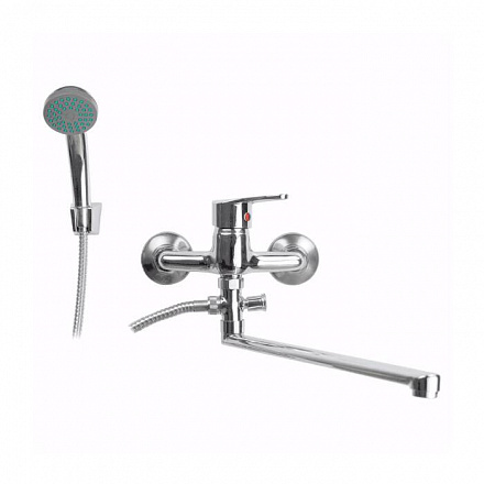 Смес/ванна Rio однор дл/изл плоск Lобр в/к Serra