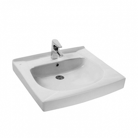 Умывальник стир/маш Пилот 60 3/вел 1/отв в/к кроншт сиф Santek 1.WH30.1.971