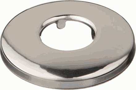 отражатель 20мм (1/2") плоский нерж. хром h=6мм MELODIA MKP20771WP