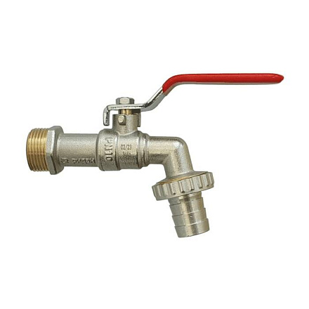 Кран шар водоразб лат BVR-CR Ду15 Ру10 р/штуц рыч Ридан 065B8300RG