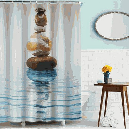 шторка д/в тканевая 180х200см "Гармония" MZ-72