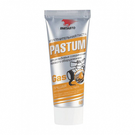 Паста для пропитки льна 60гр тюбик газ PASTUM gas 8202