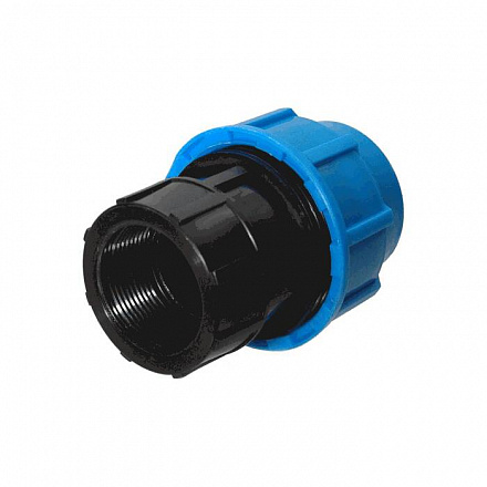 Муфта компресс ПЭ Дн20х3/4" ВР Ру16 ТПК-АКВА 52002034