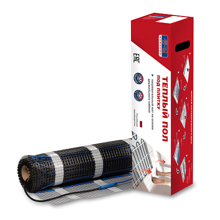 нагревательный мат для теплого пола под плитку Kensudo 1, 5кв.м 240Вт KNSM015