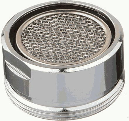 аэратор латунный М28*1 нар.рез., пласт.сетка MELODIA MKP20724WC