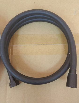 0535 Шланг для душа  2, 0м имп/конус ПВХ Matt Black