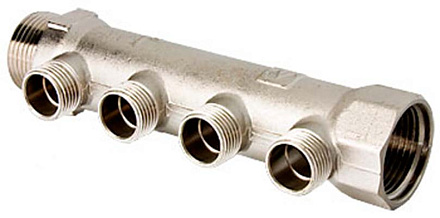 500n* Коллектор VALTEC 1" ВН х 1/2"нар. - 3 вых.