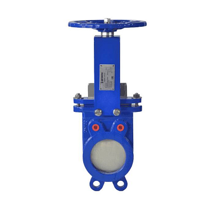 Задвижка шибер чуг м/фл Ду400 Ру10 2/ст NBR 1110W Benarmo