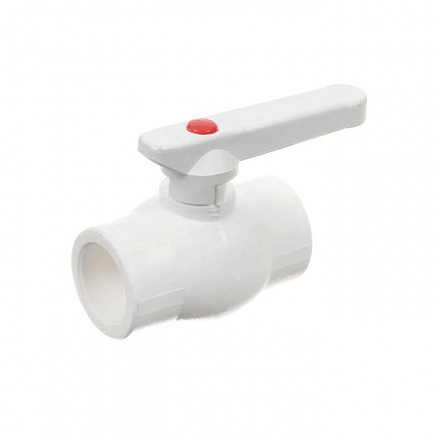 Кран шаровой PP-R бел Дн20 VALFEX 10144020