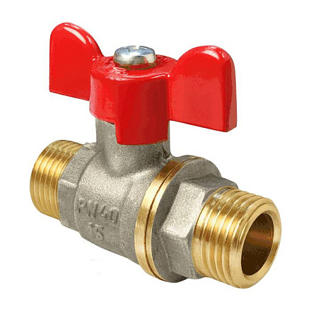 Кран шар лат 11Б27фт1М нк Ду20 Ру40 р/р полн баб VALFEX VF.219.NB1.034