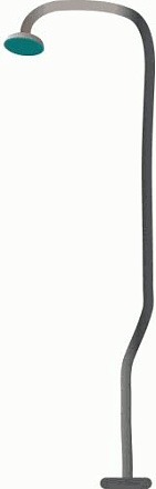 стойка стационарная Expromt Pipe/Пайп с гайкой для смесителя для душа M22х1, 5 Ex612