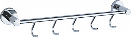 205  Планка VIKO с 5-ю крючками 488х87х92мм (цинк) Chrome