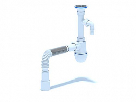 С1315 Сифон Ани 1-1/4" х 40 с нос. с тр. 40х40/50